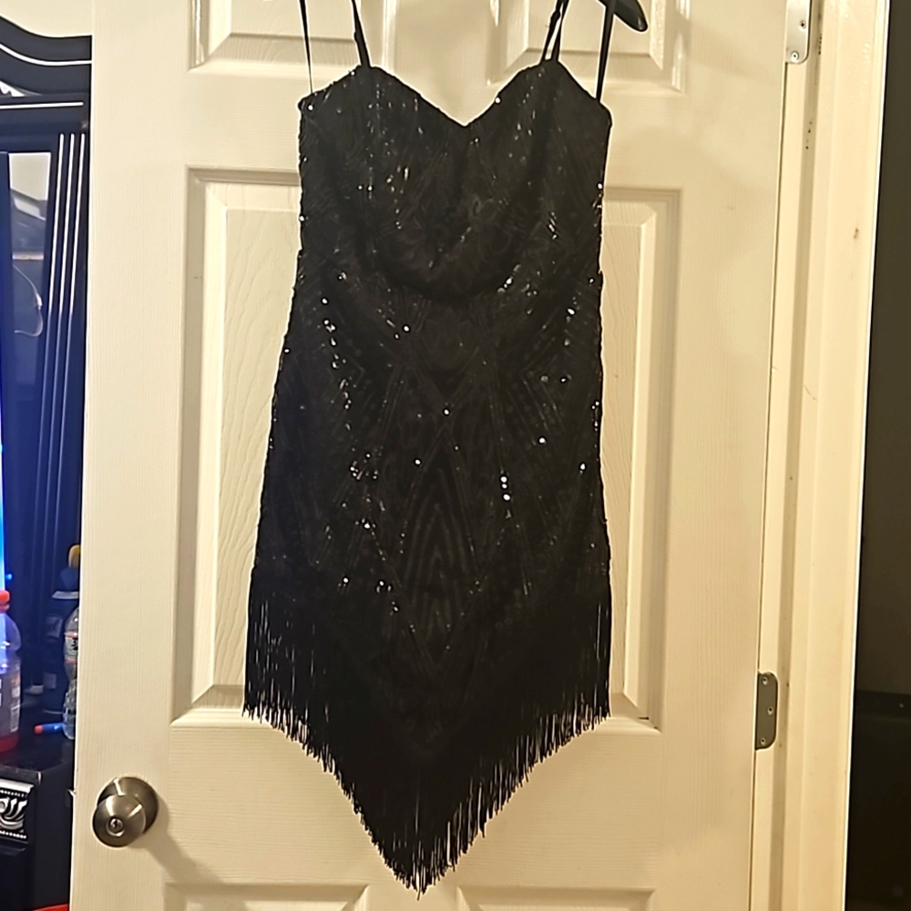 Sequin mini dress